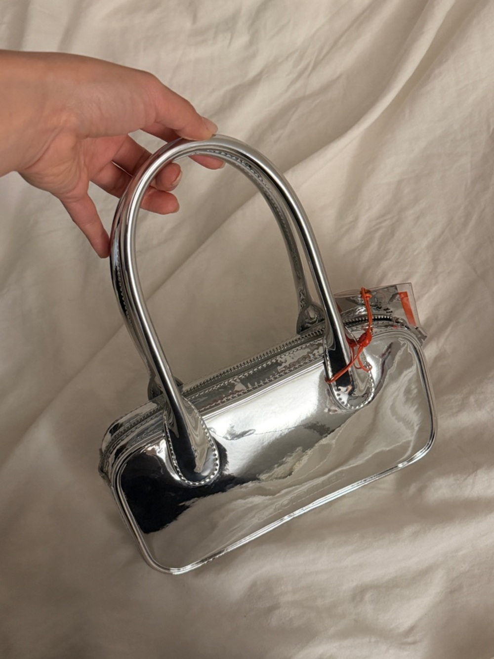 SIMONMILLER MINI SILVER BAG